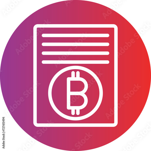Digital Ledger Icon Style