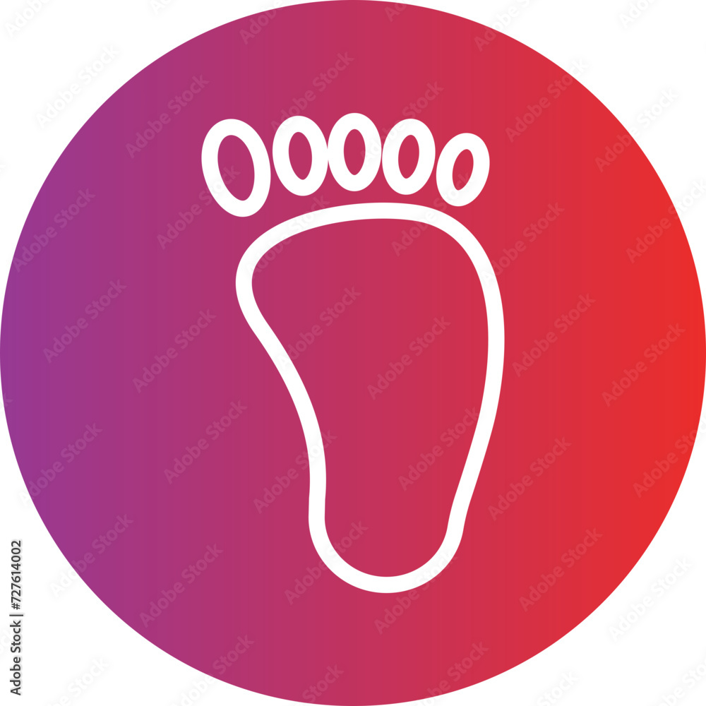 Footprint Icon Style Footprint Icon Style