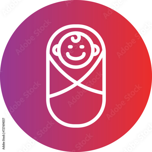 Newborn Baby Icon Style