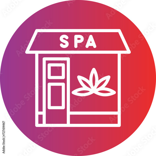 Spa Center Icon Style