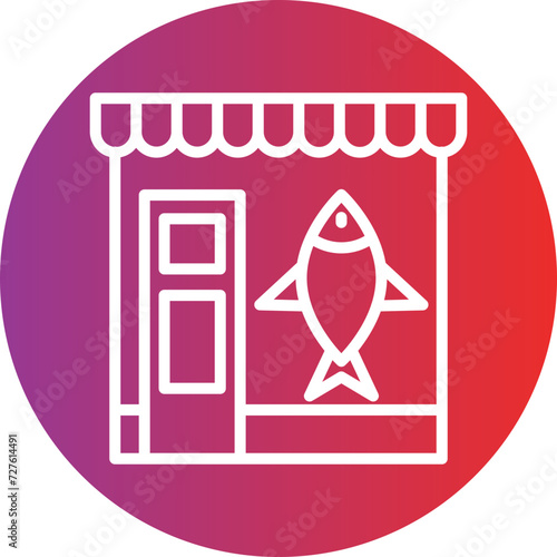 Fish Shop Icon Style