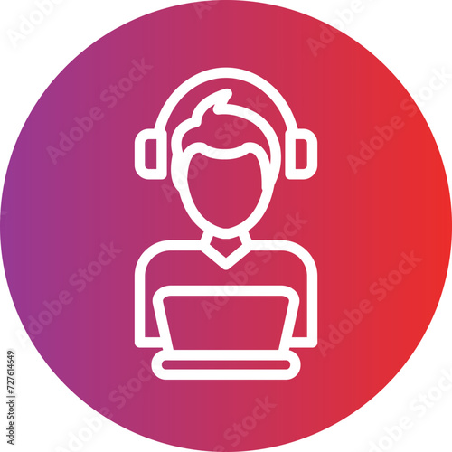 Relax Work Icon Style