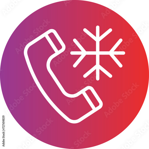 Cold Calling Icon Style