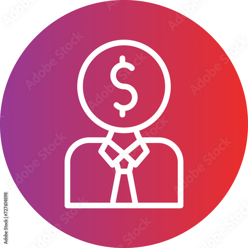 Junior Sales Rep Icon Style