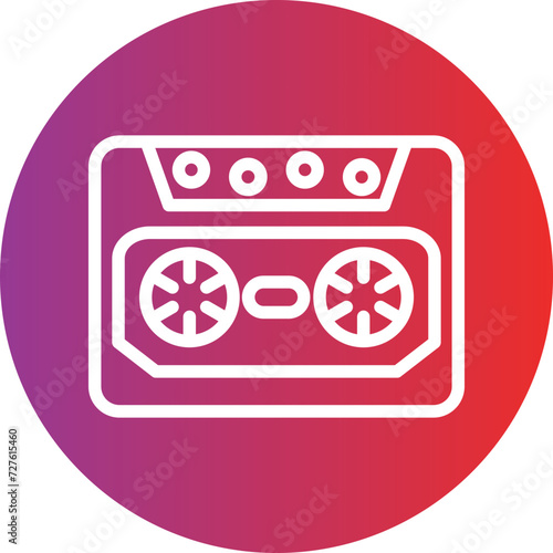 Cassette Icon Style