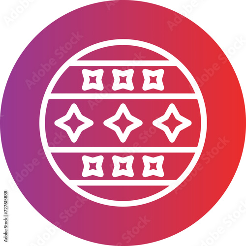 Circus Ball Icon Style