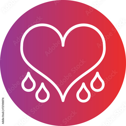 Bleeding Heart Icon Style