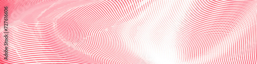 Polka dot pop art red white halftone pattern 