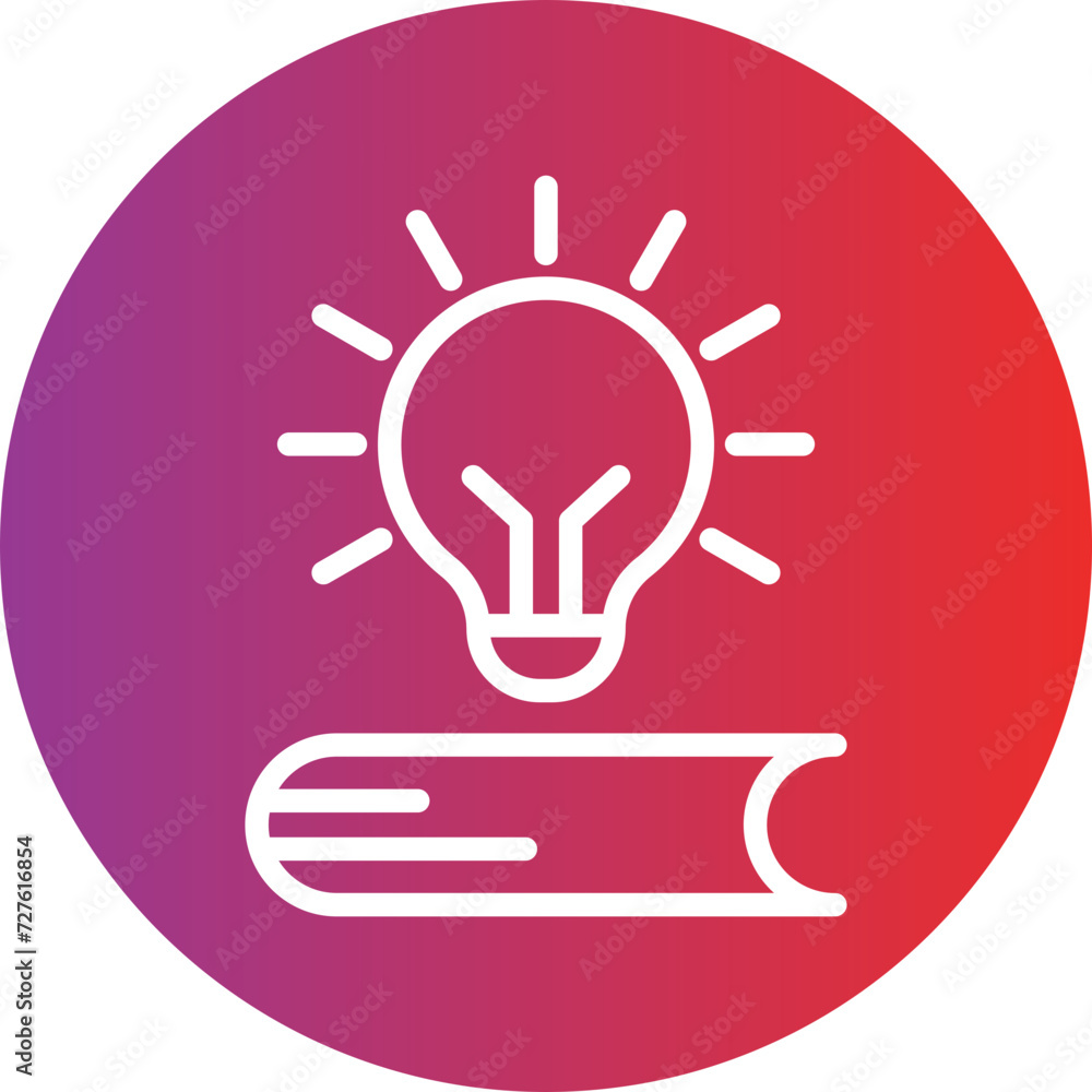 Book Lamp Icon Style Book Lamp Icon Style