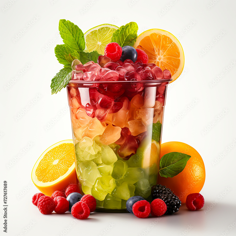 Fruit and Vegetable Smoothie Revitalize Your Day with a Freshly Pressed a Colorful Burst of Nutrient Goodness, Generative Ai Fruit and Vegetable Smoothie Revitalize Your Day with a Freshly Pressed a Colorful Burst of Nutrient Goodness, Generative Ai