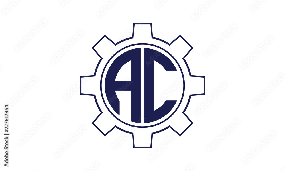 AC initial letter mechanical circle logo design vector template. industrial, engineering, servicing, word mark, letter mark, monogram, construction, business, company, corporate, commercial, geometric AC initial letter mechanical circle logo design vector template. industrial, engineering, servicing, word mark, letter mark, monogram, construction, business, company, corporate, commercial, geometric