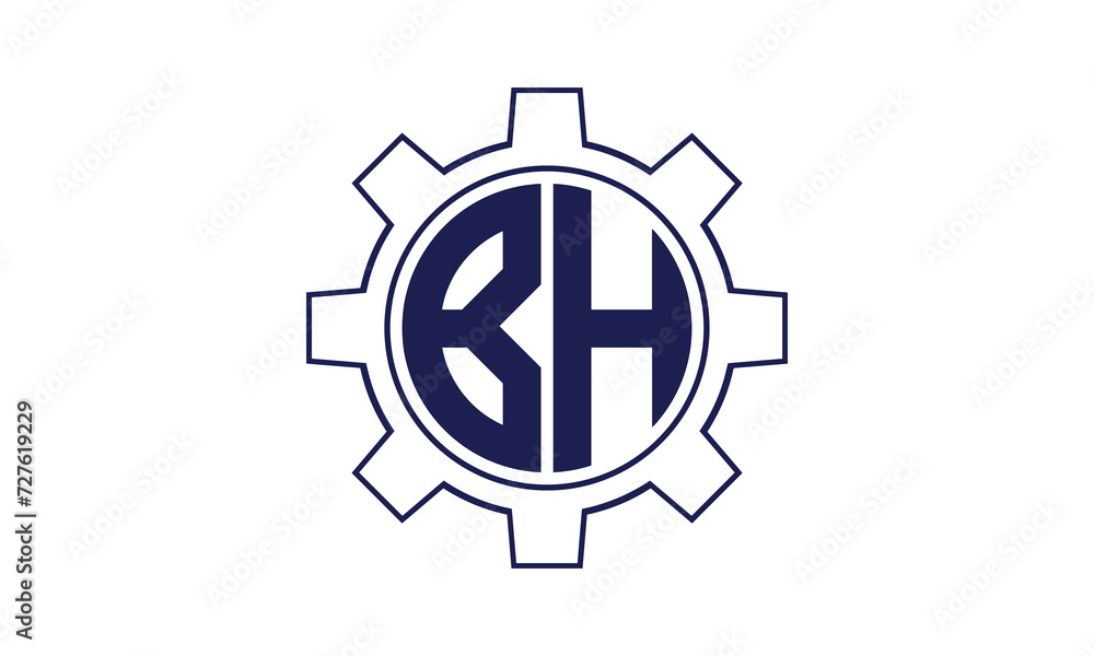 BH initial letter mechanical circle logo design vector template. industrial, engineering, servicing, word mark, letter mark, monogram, construction, business, company, corporate, commercial, geometric BH initial letter mechanical circle logo design vector template. industrial, engineering, servicing, word mark, letter mark, monogram, construction, business, company, corporate, commercial, geometric