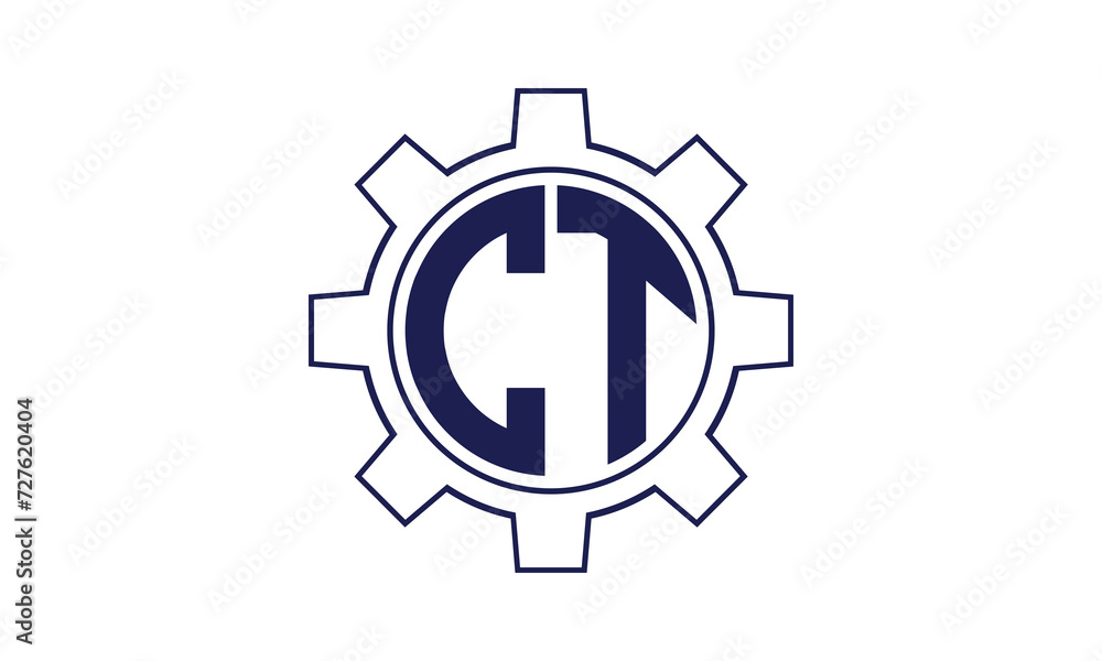 CT initial letter mechanical circle logo design vector template. industrial, engineering, servicing, word mark, letter mark, monogram, construction, business, company, corporate, commercial, geometric CT initial letter mechanical circle logo design vector template. industrial, engineering, servicing, word mark, letter mark, monogram, construction, business, company, corporate, commercial, geometric