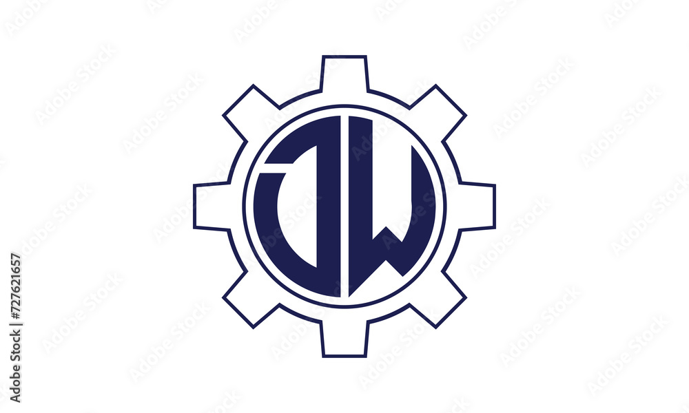 DW initial letter mechanical circle logo design vector template. industrial, engineering, servicing, word mark, letter mark, monogram, construction, business, company, corporate, commercial, geometric DW initial letter mechanical circle logo design vector template. industrial, engineering, servicing, word mark, letter mark, monogram, construction, business, company, corporate, commercial, geometric