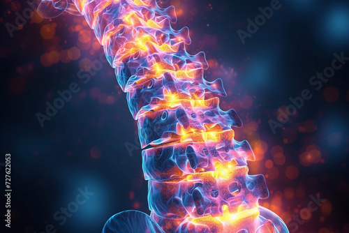 Graphic showing improved spinal curvature