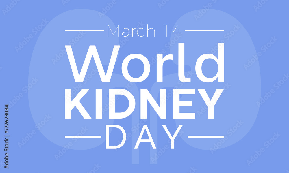 World Kidney Day Observed every year of March 14, Medical Awareness Vector banner, flyer, poster and social medial template design. World Kidney Day Observed every year of March 14, Medical Awareness Vector banner, flyer, poster and social medial template design.