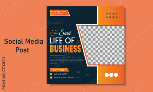 Creative Business marketing social media post template