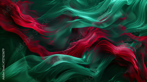 red and green smoke