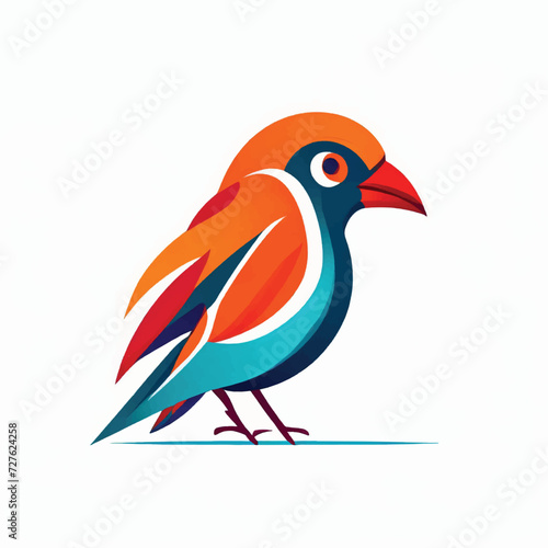 bird logo on a white background 
