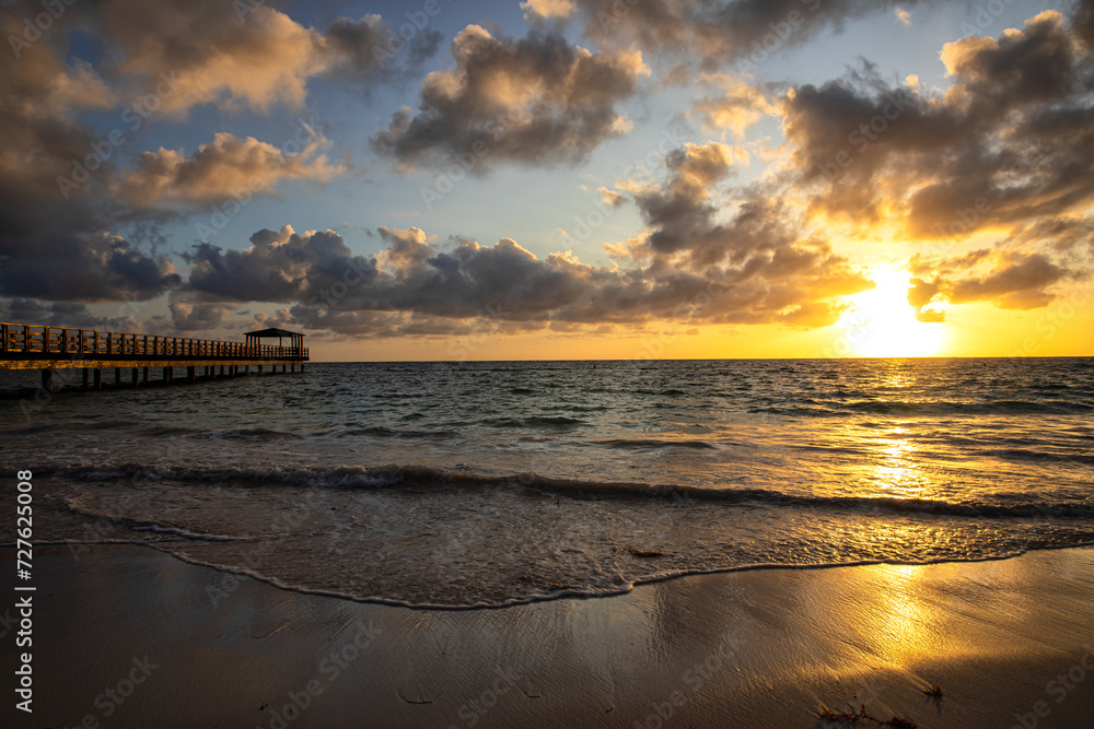 Sunrise at Bavaro Beach, Punta Cana, Dominican Republic