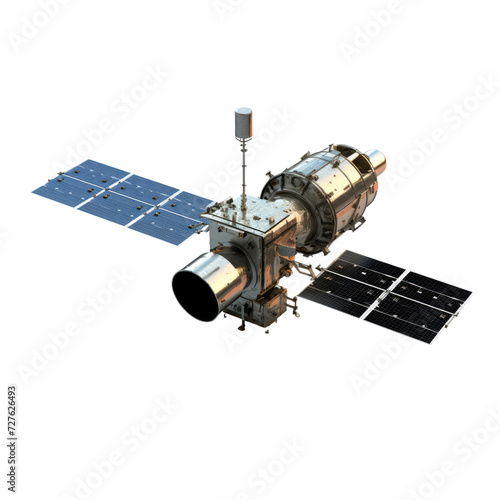 satellite on transparent background