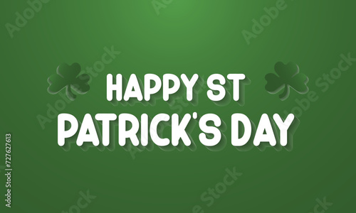 St. Patrick's Day Observed every year of March 17th, Patrick Celebration Vector banner, flyer, poster and social medial template design.