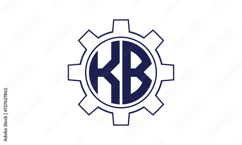 KB initial letter mechanical circle logo design vector template. industrial, engineering, servicing, word mark, letter mark, monogram, construction, business, company, corporate, commercial, geometric KB initial letter mechanical circle logo design vector template. industrial, engineering, servicing, word mark, letter mark, monogram, construction, business, company, corporate, commercial, geometric