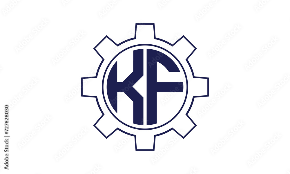 KF initial letter mechanical circle logo design vector template. industrial, engineering, servicing, word mark, letter mark, monogram, construction, business, company, corporate, commercial, geometric KF initial letter mechanical circle logo design vector template. industrial, engineering, servicing, word mark, letter mark, monogram, construction, business, company, corporate, commercial, geometric