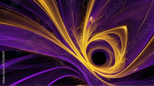 Neon flame abstract background with digital network fractal style