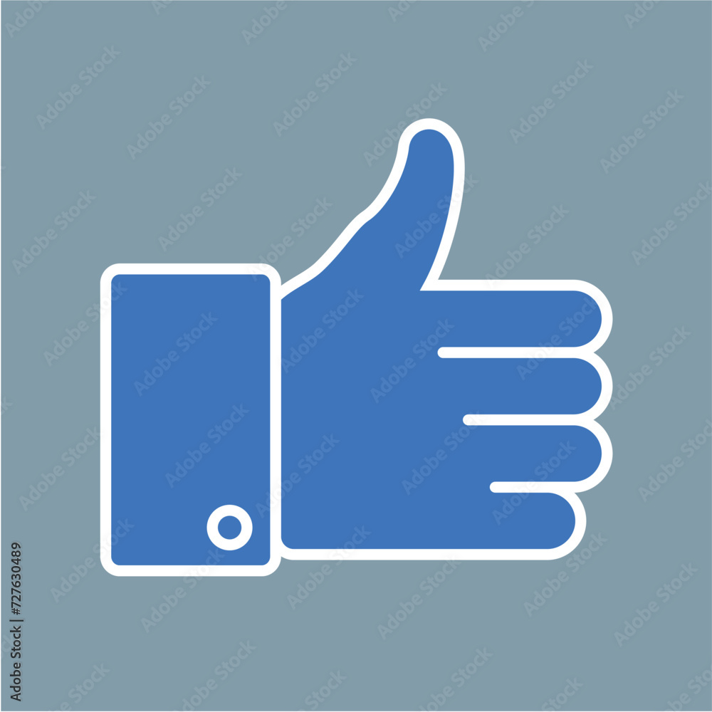 thumb up like symbol icon, like social media vector element thumb up like symbol icon, like social media vector element