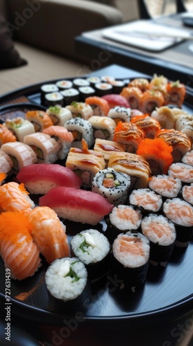 Sushi background 