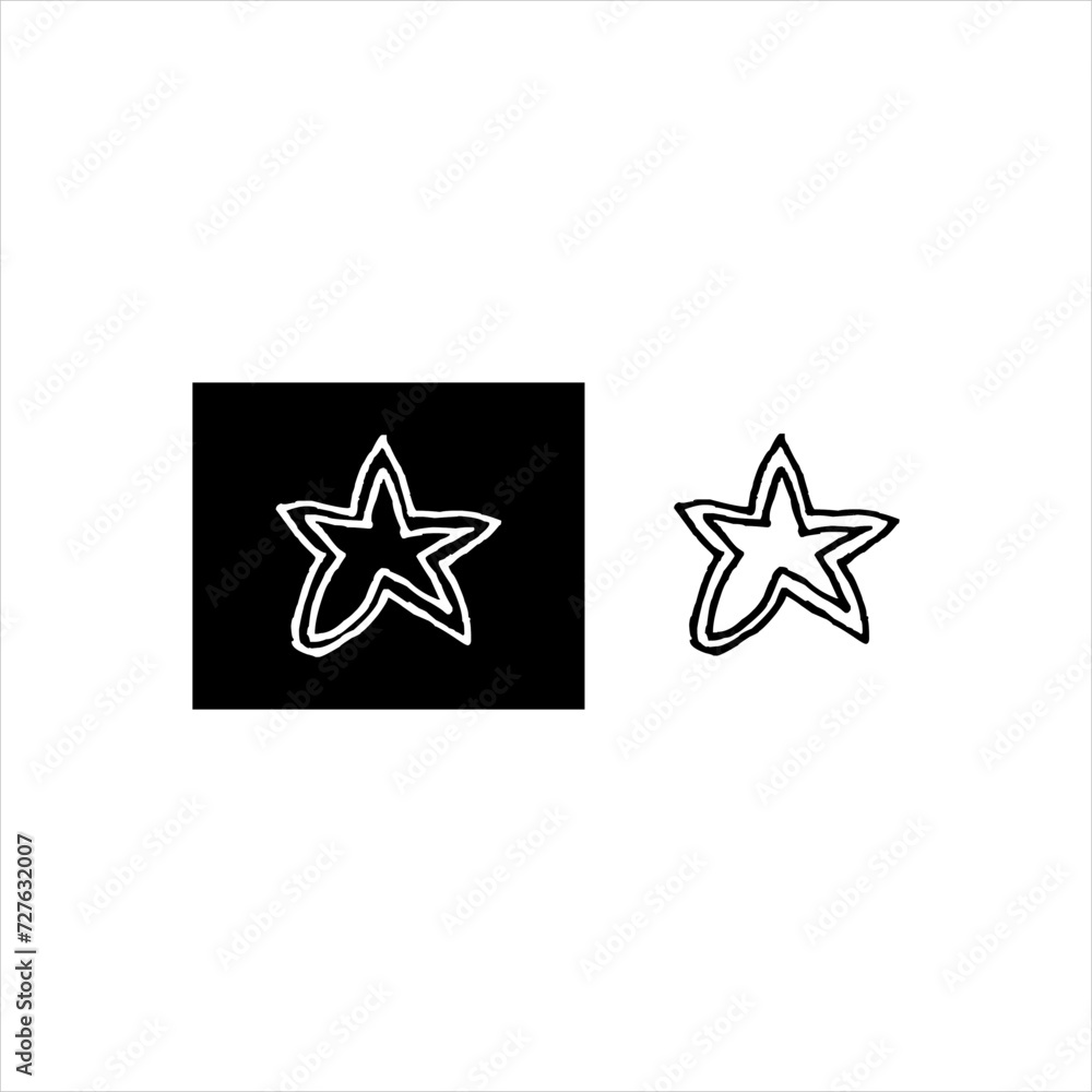 Illustration vector graphic of stars icon Illustration vector graphic of stars icon
