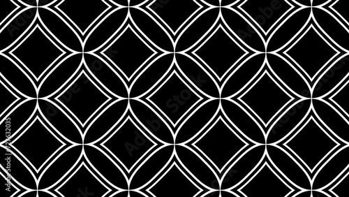 VJ グリッチ ノイズ シンプル 白黒 黒背景 [ループ対応] [別Verあり]