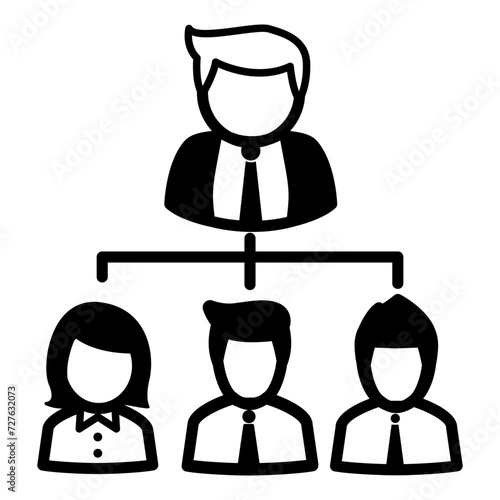 Organization chart icon