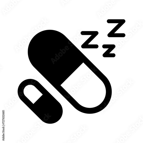 Sleeping pill icon