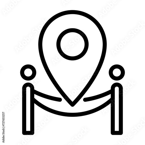 Free Download Venue icon, line icon style - GFXLoad