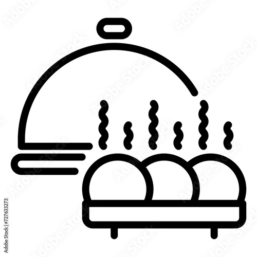 Catering icon, line icon style