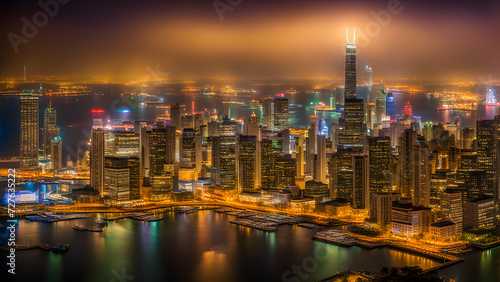 city at night with a backdrop showcasing cityscape lights and urban nightscapes. Perfect background and banner for night markets, urban nighttime events, or celebrations.