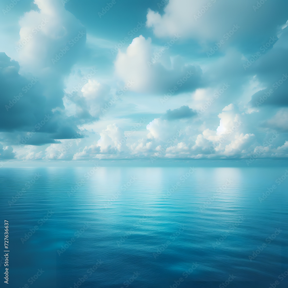 Infinite Blues: The Calm Expanse of Sea and Sky Infinite Blues: The Calm Expanse of Sea and Sky
