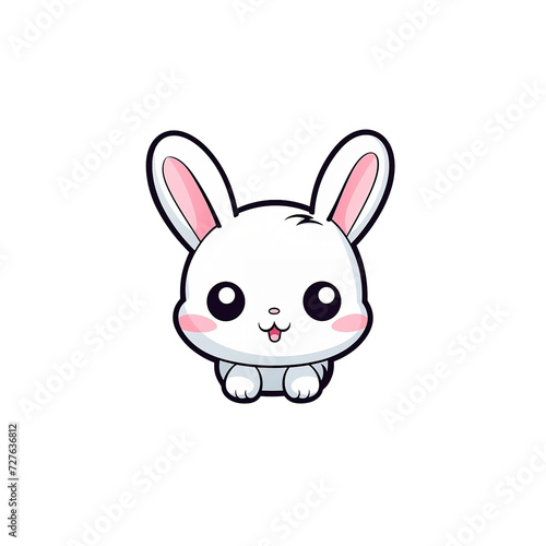 Cute bunny logo 