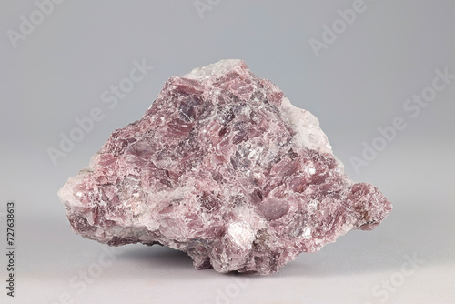 Lithium mica lepidolite, a major industrial source of lithium, rubidium and caesium