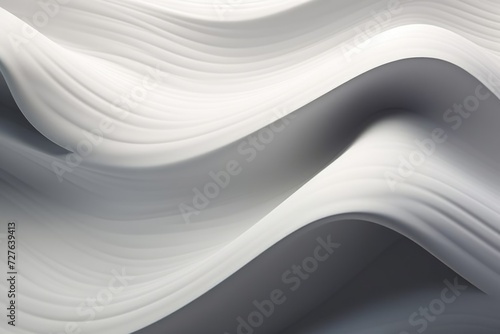 Grey Waves. Abstract Futuristic Motion Lines Grey and White Background. Perfect for Business Cards