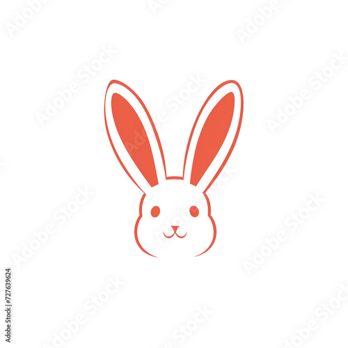 Cute Rabbit with transparent background