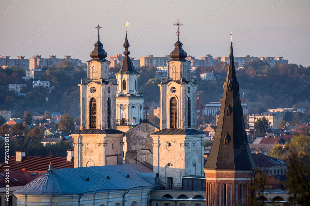 View of Kaunas in Lithuania