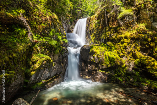 Bosumarne Falls in Chilliwack  BC  Canada