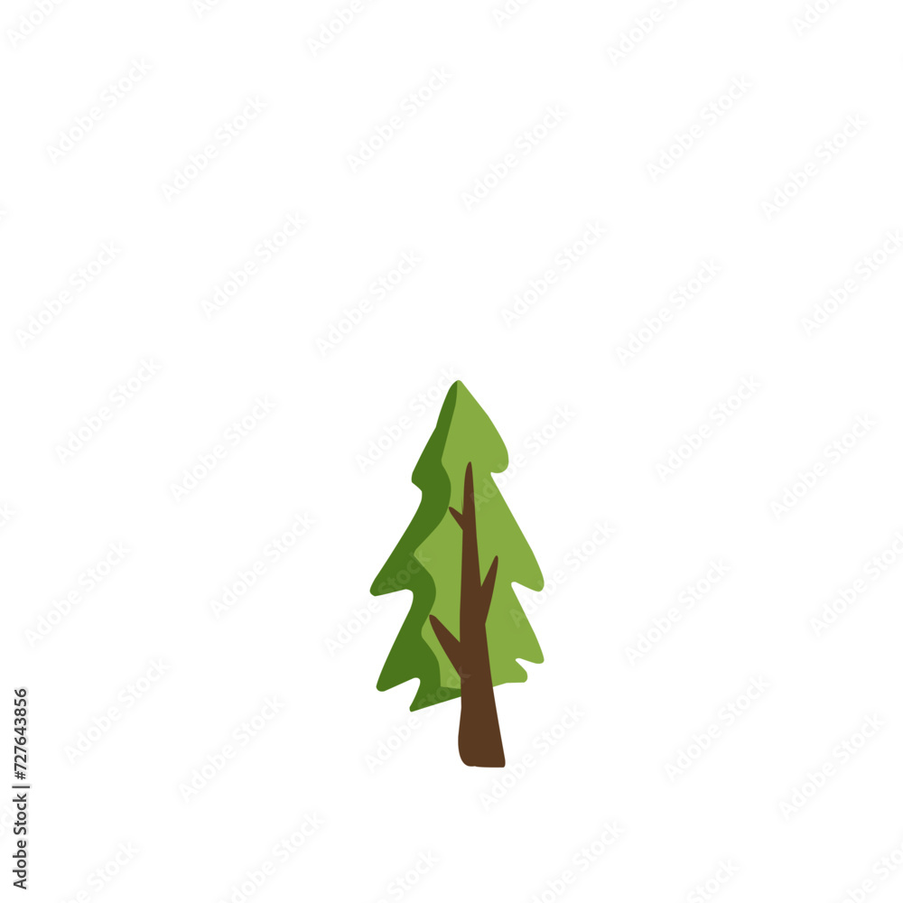Obraz premium abstract stylized trees