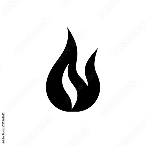 Flickering fury flame icon