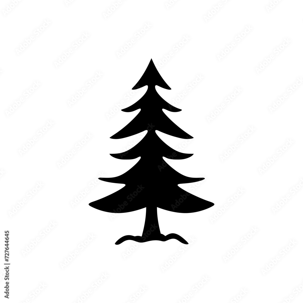 Hemlock forest tree icon Hemlock forest tree icon