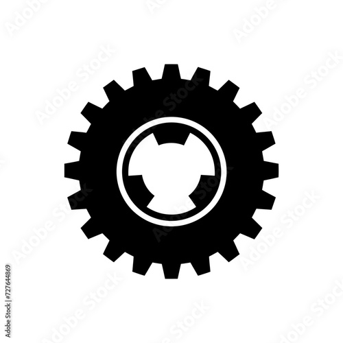Helical gear icon