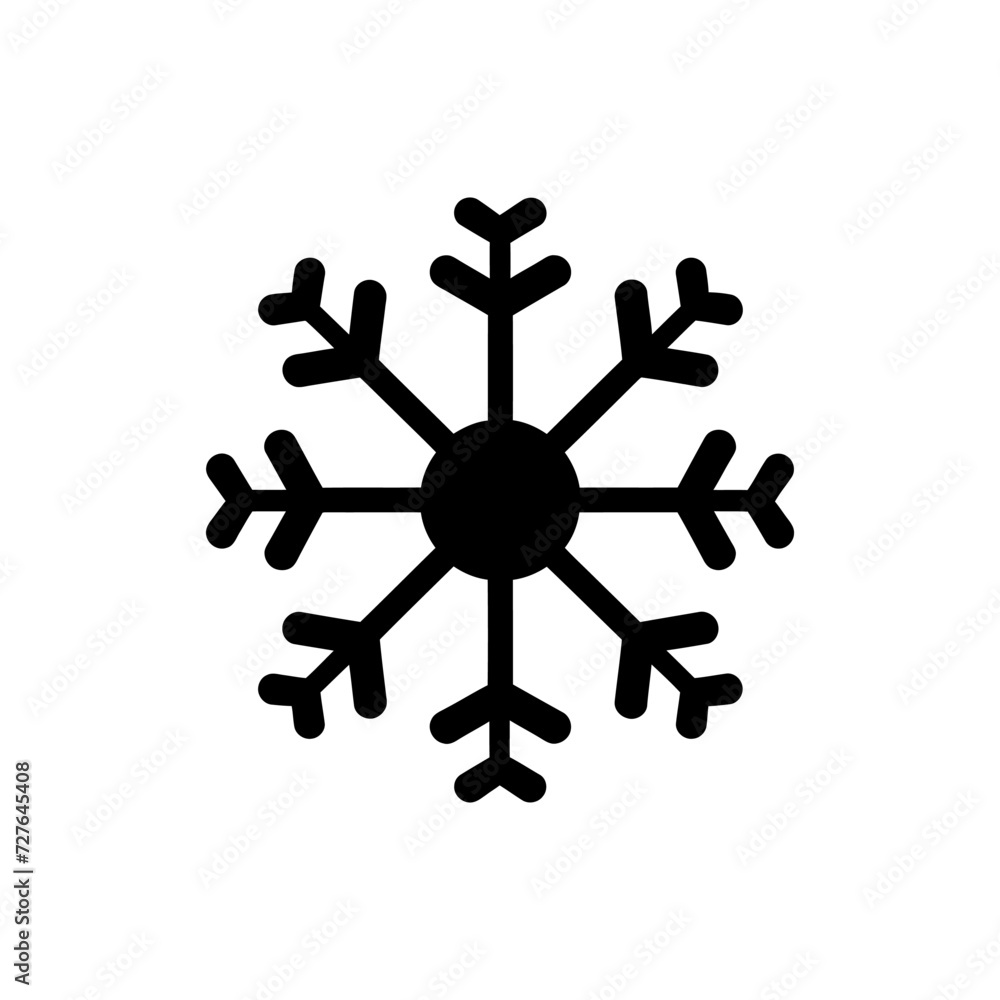 Celestial snow snowflake icon Celestial snow snowflake icon